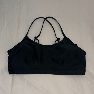 ALO Yoga Black Sports Bra Airlift (charcoal green)